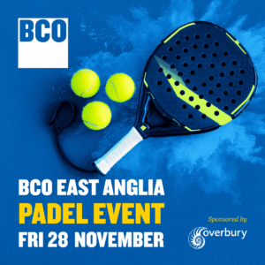 BCO East Anglia Social: Padel