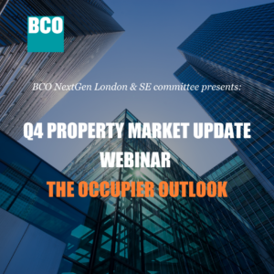 BCO NextGen London & SE: Q4 Market Update Webinar - the occupier outlook